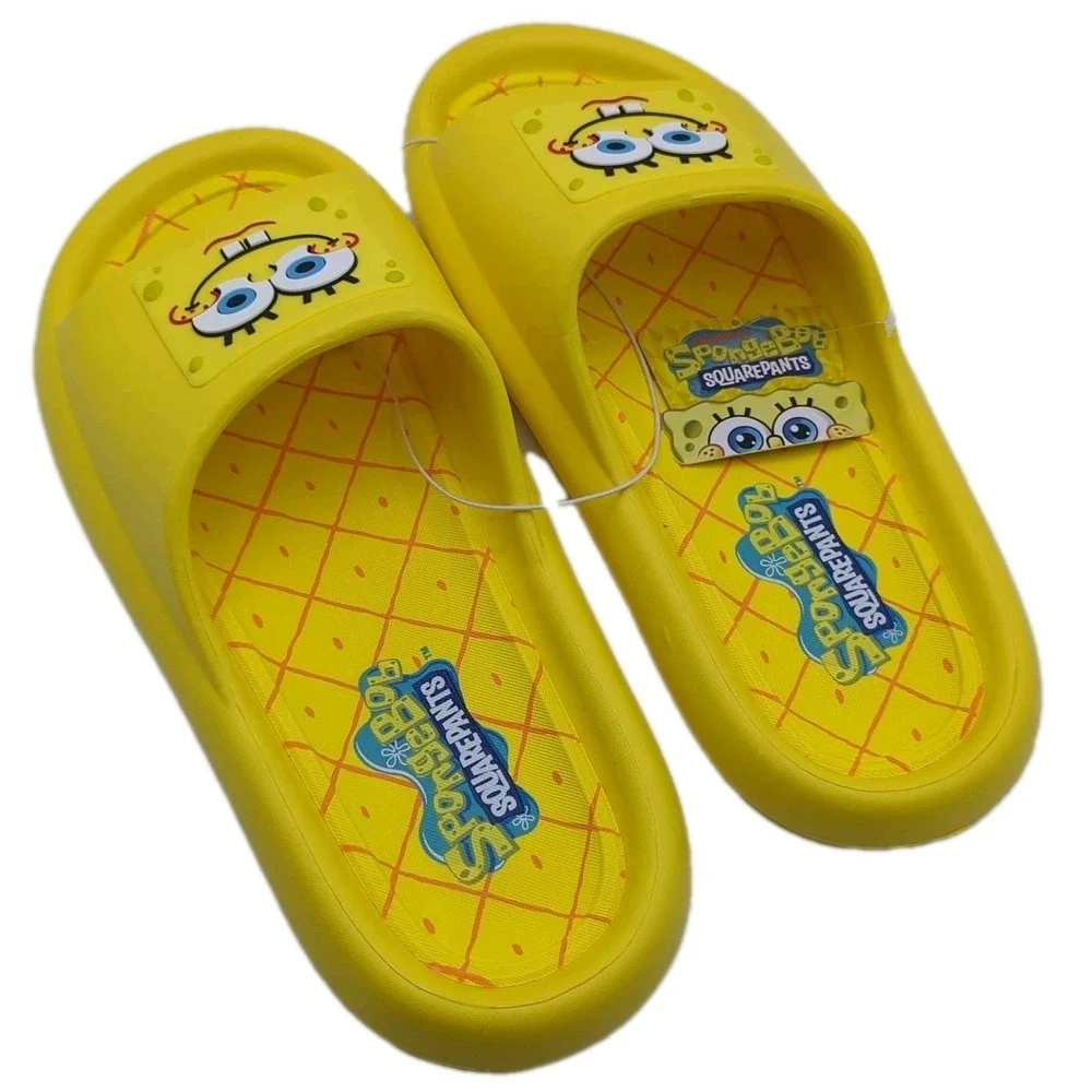 SpongeBob SquarePants Comfort Slide Sandals Mens Size 10 Ground Up